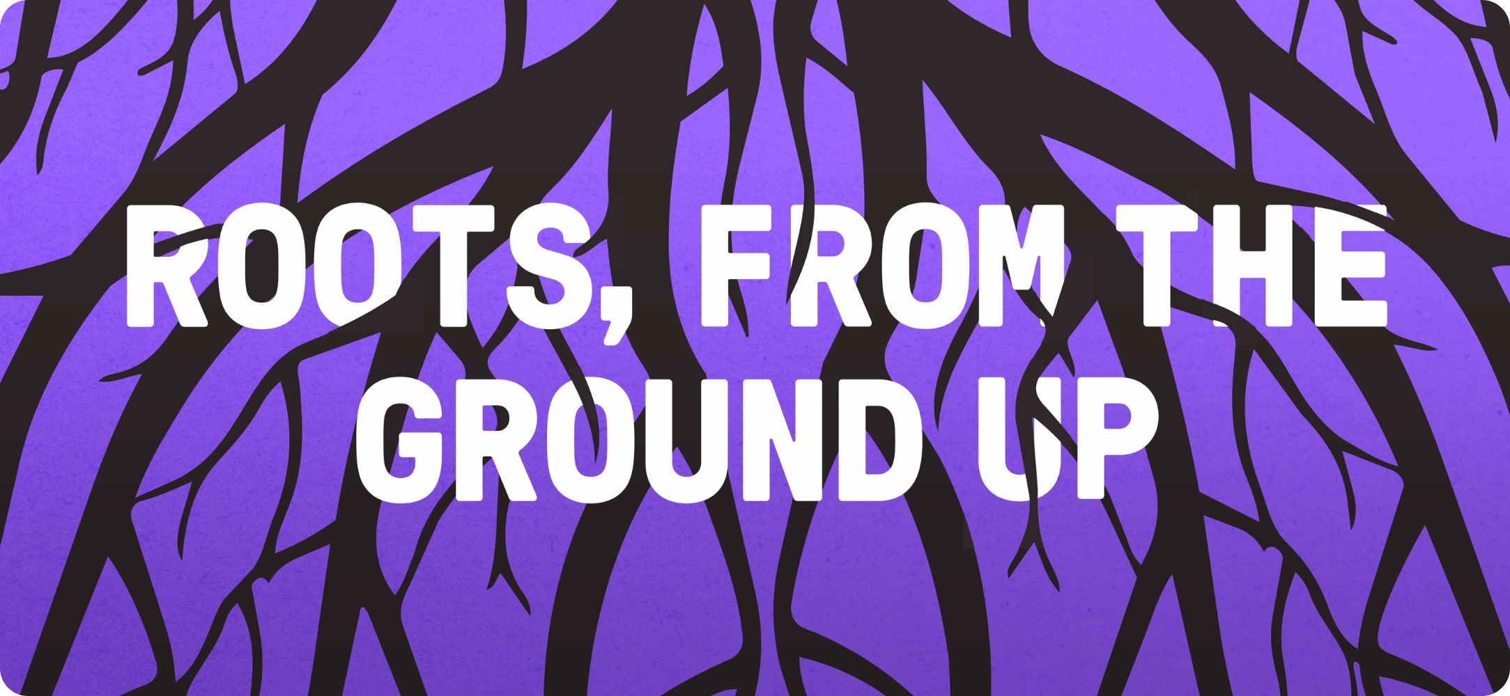 Roots, from the Ground Up